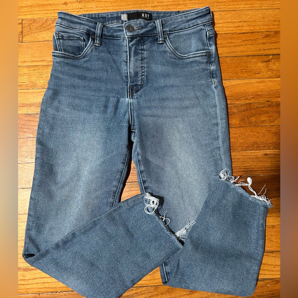 Kut from the Kloth Dark Blue Denim Jeans